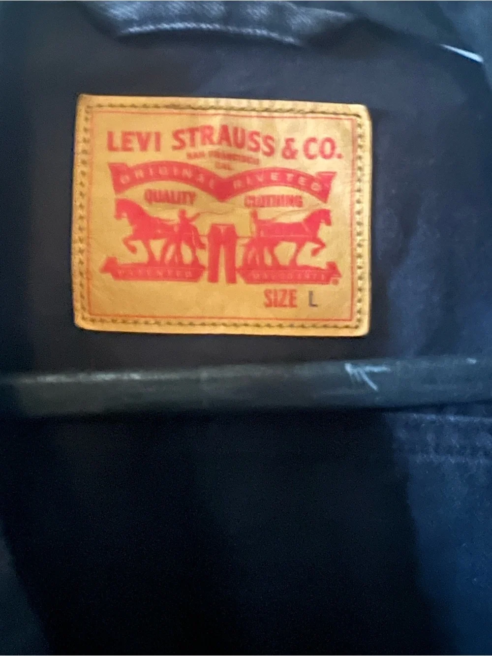 Levi's Black Denim Trucker Jacket - Men's - Picture 2 of 3